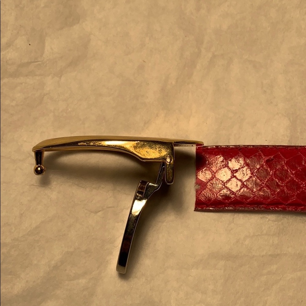 Genuine Snake skin removable buckle sleek classic - Picture 5 of 16